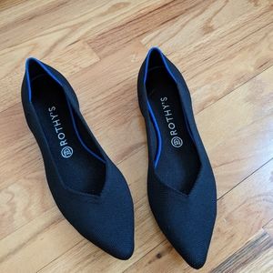 Rothys The Point Flats Black